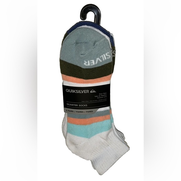 Quiksilver Underwear & Socks Quicksilver Quarter Socks 5 Pair Men